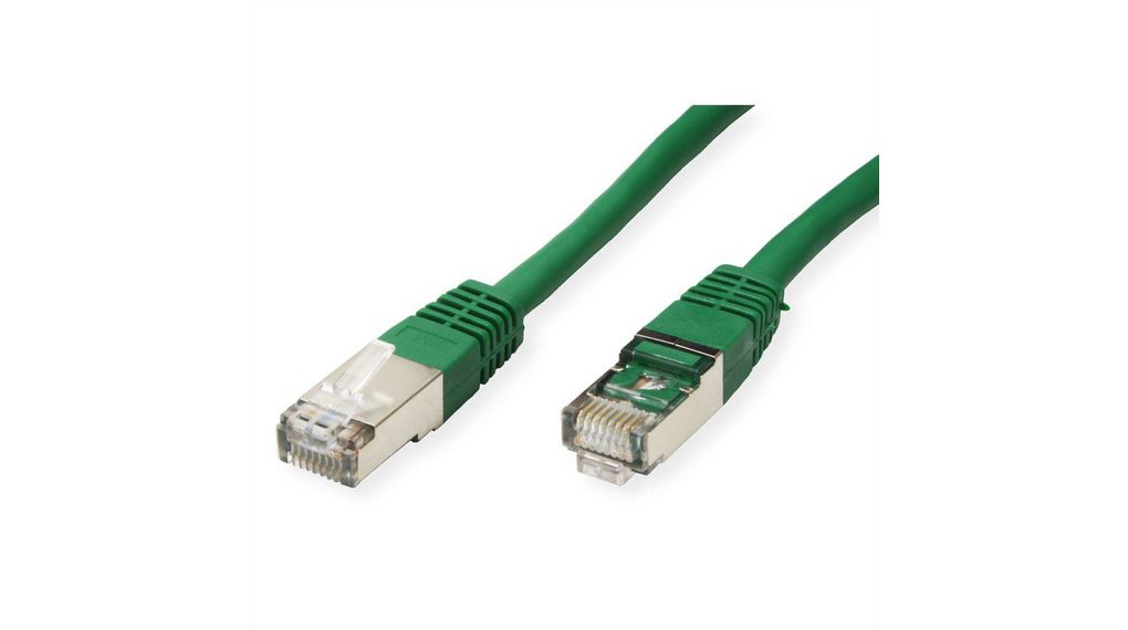rnd-765-00199 RND RND 765, 1.5 m Cat6 Ethernet Cable, Green RJ45, Straight to Male Straight Male, SF/UTP Polyvinyl Chloride Sheath