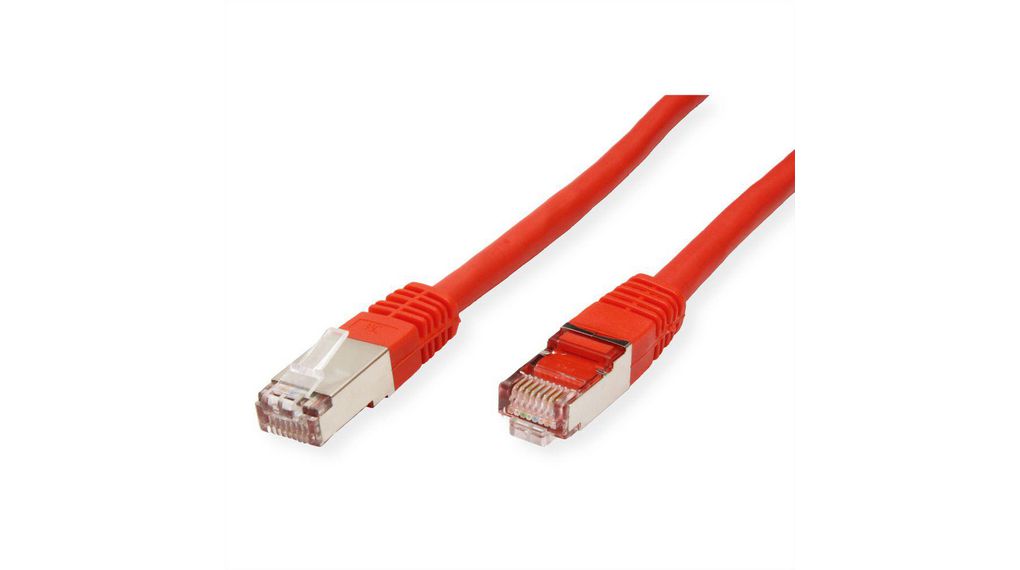 rnd-765-00217 RND RND 765, 3 m Cat6 Ethernet Cable, Red RJ45, Straight to Male Straight Male, SF/UTP Polyvinyl Chloride Sheath