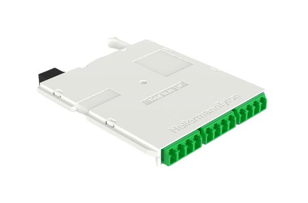 HellermannTyton Connectivity RapidNet Ultra12Series, 12 Port LC/APC, Single Mode Cassette