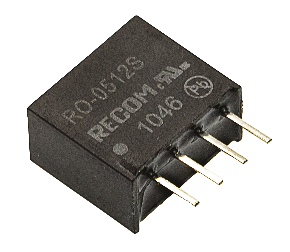 Recom RO DC/DC Converter, 12V dc/ 83 mA, 5V dc Input, 4.5V Input 1 W, Through Hole, 85 °C Max Temp -40 °C Min Temp,