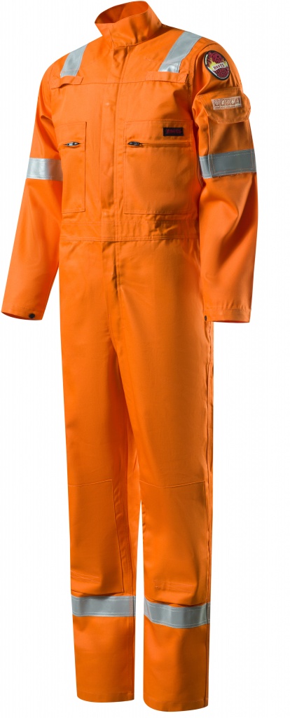 Roots Orange Hi Vis Overalls, UK60