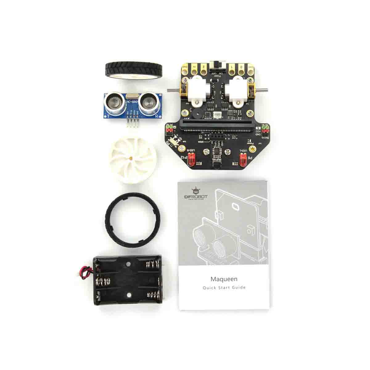 rob0148-en DFRobot ROB0148-EN BBC Micro:bit Add-on Micro Maqueen Lite Educational Robot