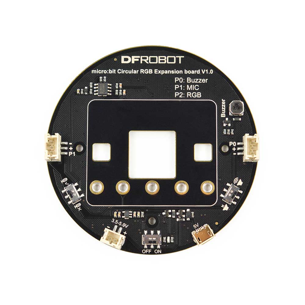 rob0150 DFRobot ROB0150 Micro: Circular RGB LED Expansion Board LED Expansion Board for WS2812 for Micro Bit