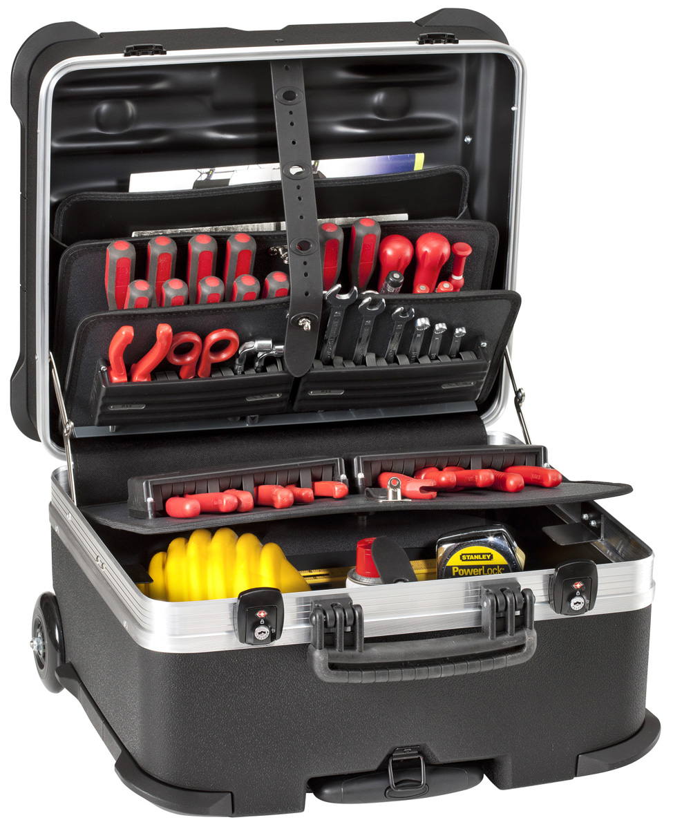 rock-turtle-pss GT Line 3 Drawer Plastic Tool Case Wheeled 390 mm 470 mm 320mm