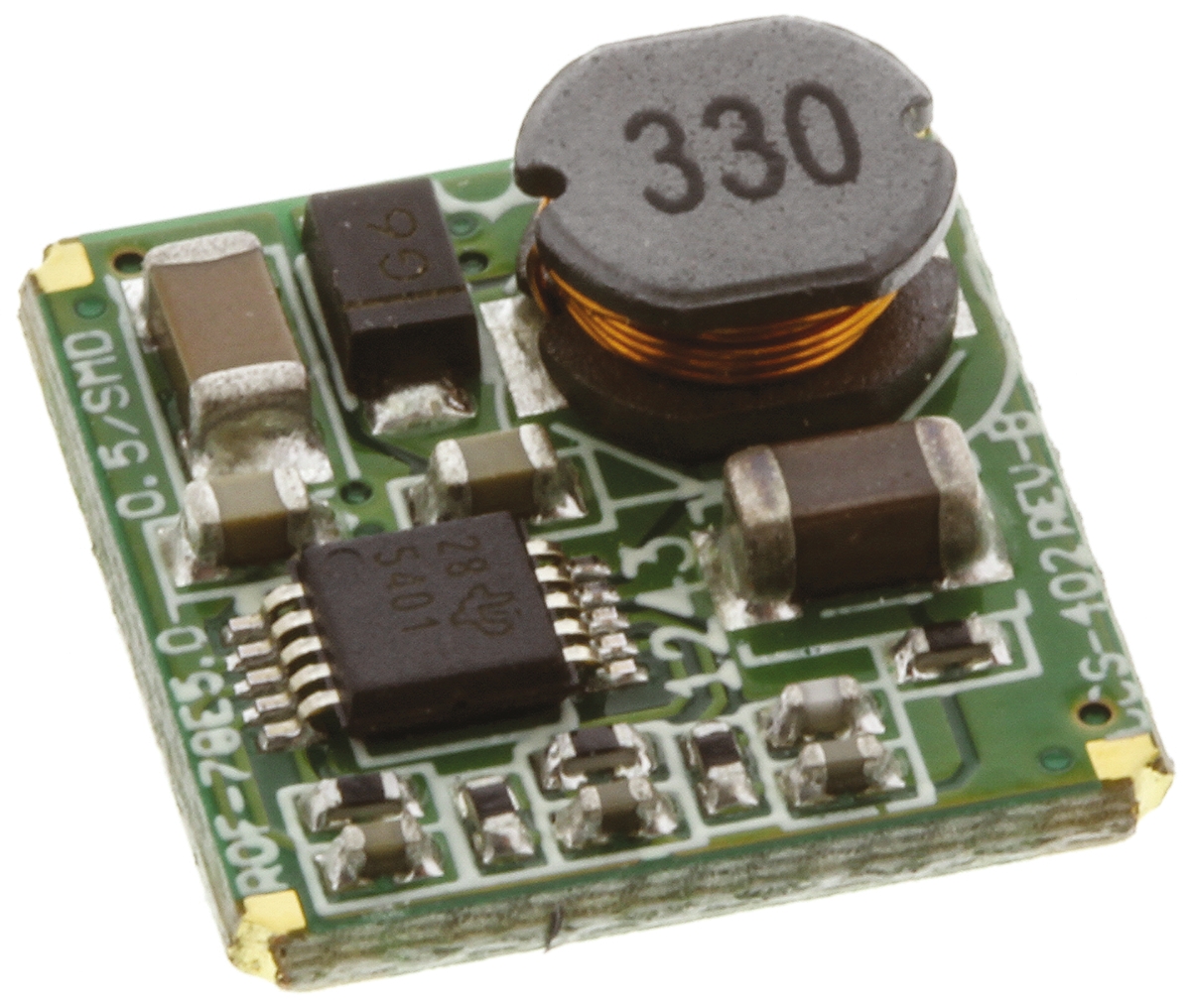 Recom Switching Regulator, Surface, 5V dc Output Voltage, 500 mA Output Current, 1 Outputs