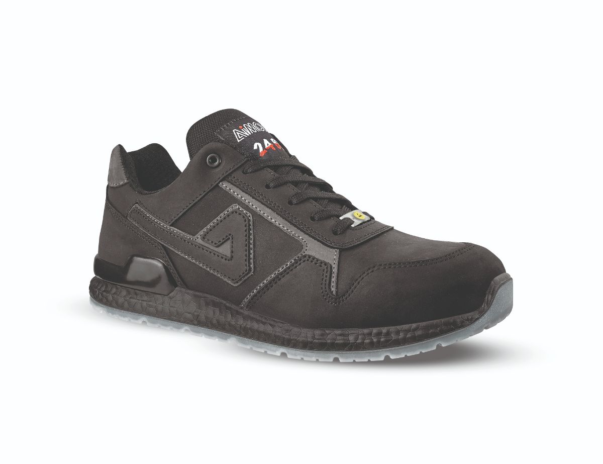 AIMONT ROKY ABI26 Unisex Black, Grey Aluminium Safety Trainer, UK 8, EU 42