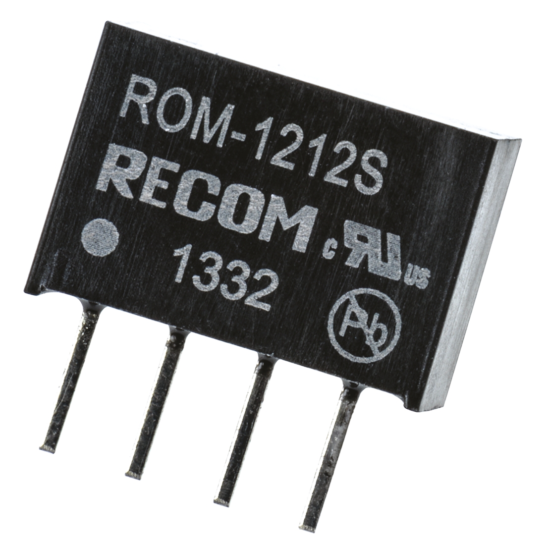 Recom ROM DC/DC Converter, 12V dc/ 83 mA, 12V dc Input, 10.8V Input 1 W, Through Hole, 85 °C Max Temp -40 °C Min Temp,