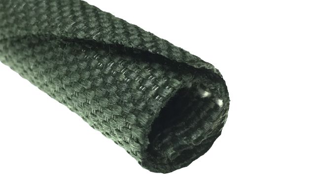 Tenneco Expandable Braided Nomex, Polyphenylene Sulphide Green Protective Sleeve, 25m Length 19 mm Cable Diameter,