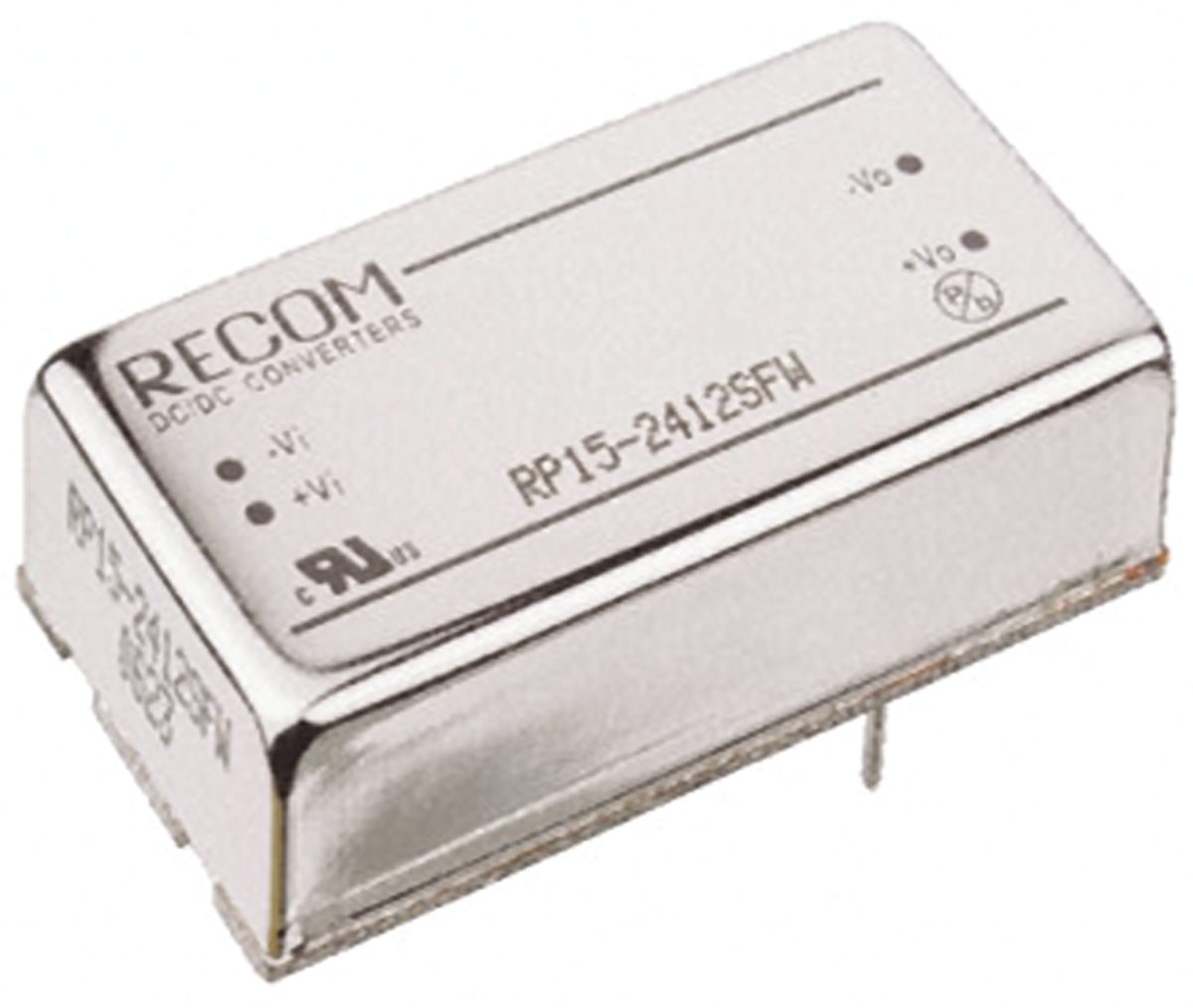 Recom RP15-FW DC/DC Converter, 15V, -15 V/, 75V Input, 36V Input 15 W, Through Hole, 85 °C Max Temp -40 °C Min Temp,