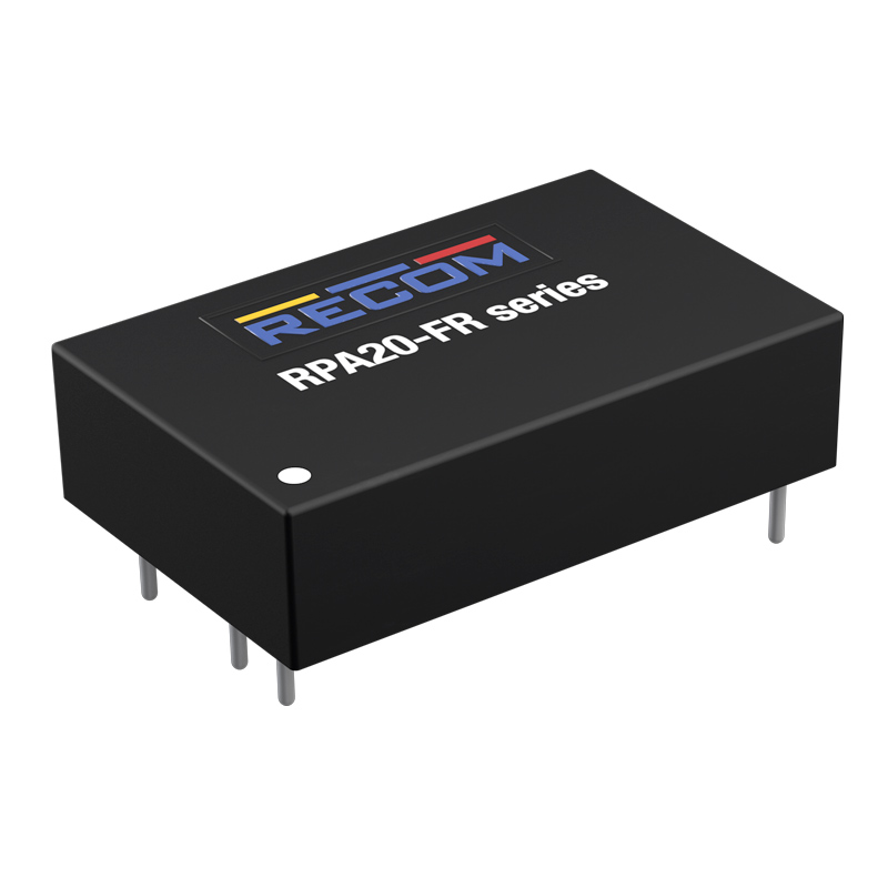 Recom RPA20 DC/DC Converter, 5.1V dc/ 4000 mA, 160V dc Input, 36V dc Input, Through Hole, 20 W, 105 °C Max Temp -40 °C