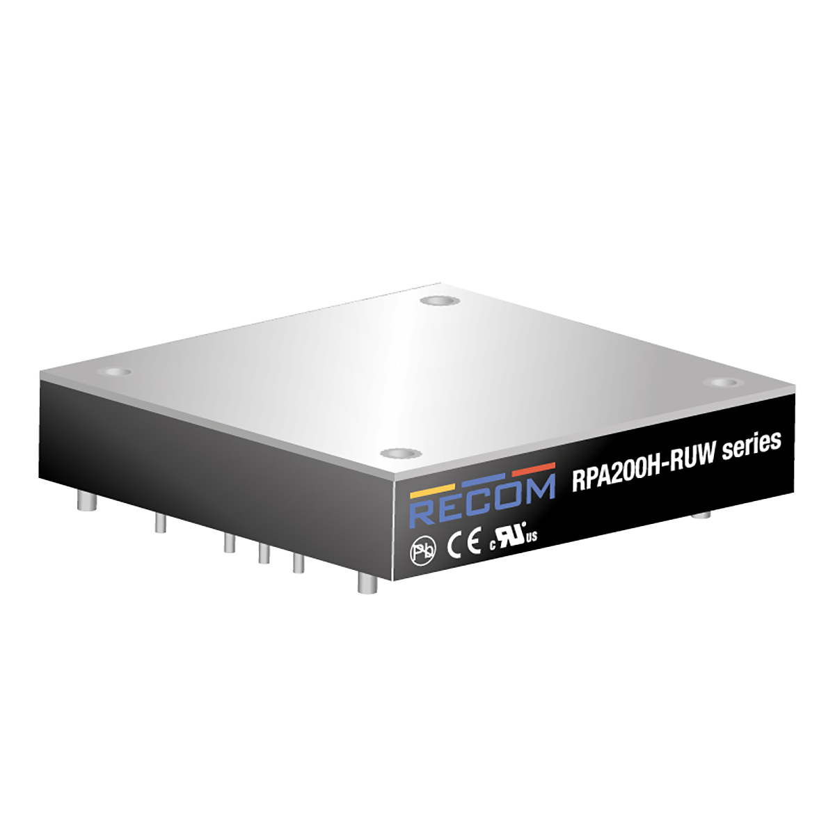 Recom RPA200H-RUW DC/DC Converter, 24V dc/ 8.5 A, 140V Input, 16.5V Input 200 W, Through Hole, 93.5 °C Max Temp -40 °C