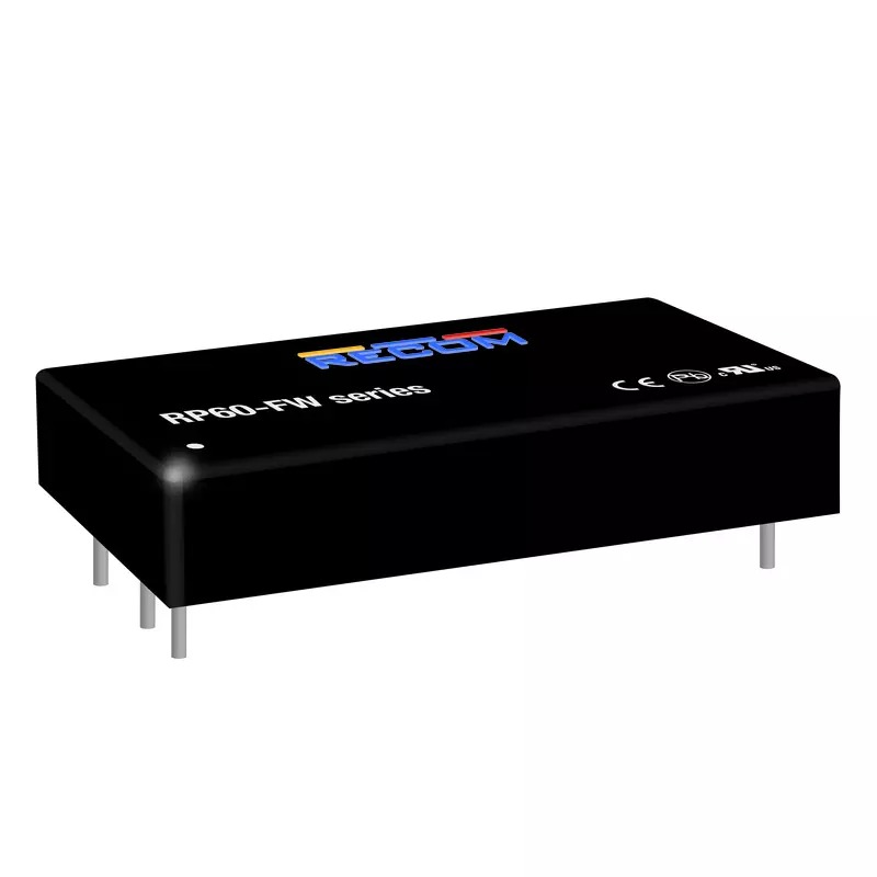 Recom RPA60-FW DC/DC Converter, 24V dc/ 2.5 A, 36V dc Input, 9V Input 60 W, Through Hole, 105 °C Max Temp -40 °C Min