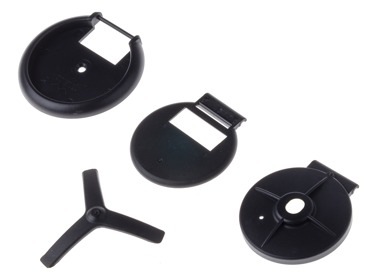 OKW Enclosures Plastic Raspberry Pi Case for use with Raspberry Pi NoIR Camera, Raspberry Pi Camera in Black