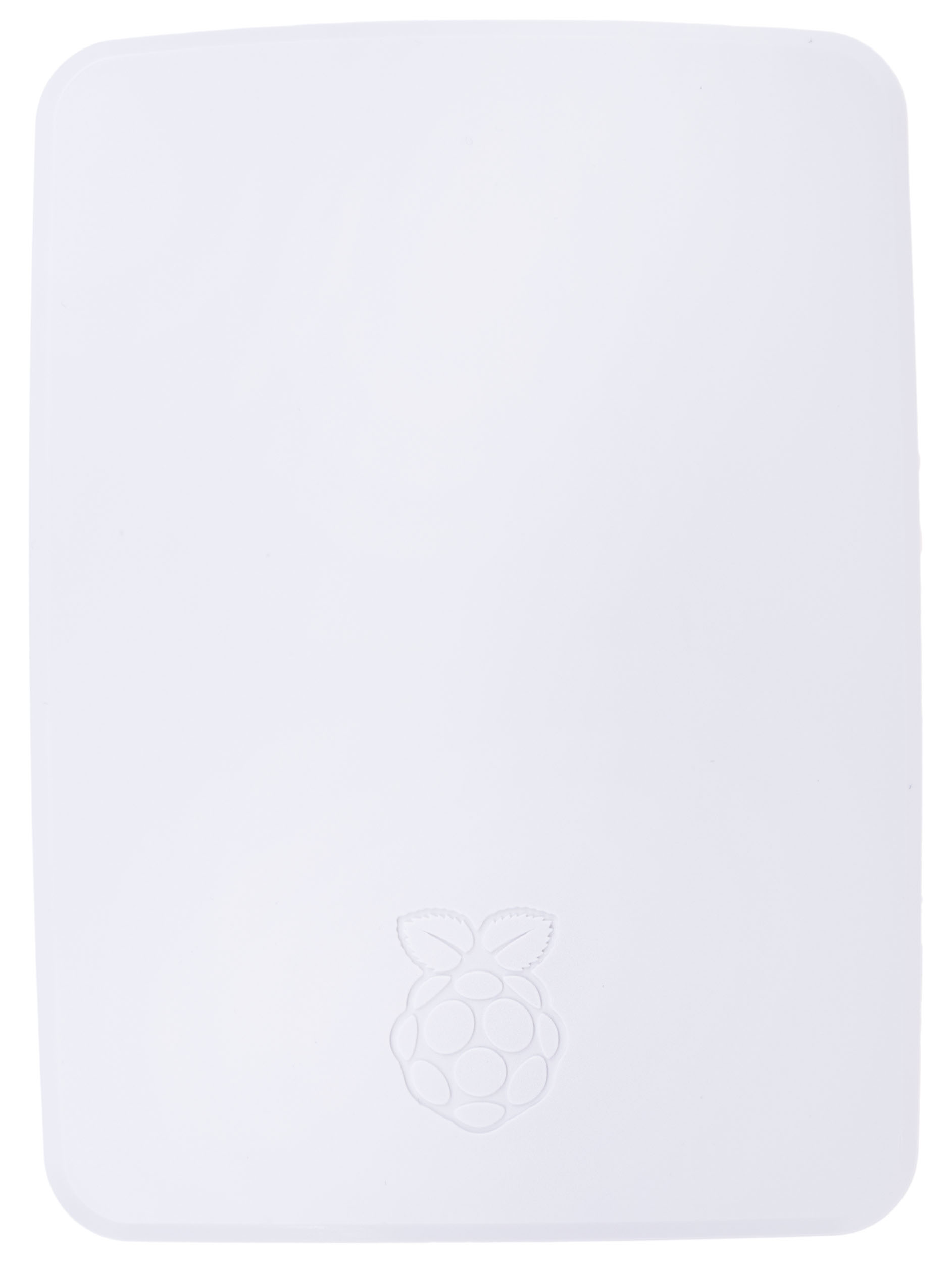 rpi4-case-redwhite Raspberry Pi Plastic Raspberry Pi Case for use with Raspberry Pi 4B in White, Red