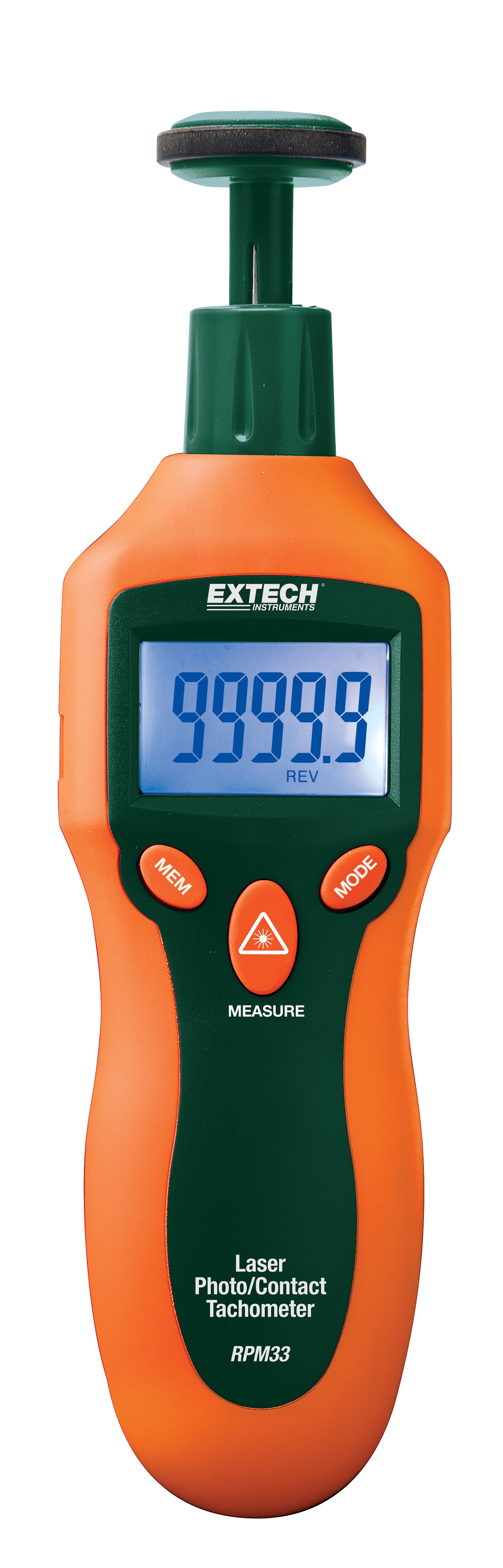 Extech Tachometer Best Accuracy 0.05 % - Laser LCD Backlight 99999rpm
