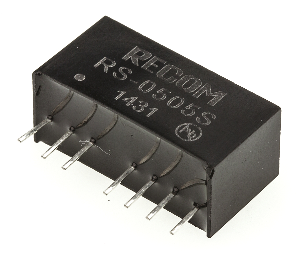 Recom RS DC/DC Converter, 5V dc/ 400 mA, 9V dc Input, 4.5V Input 2 W, Through Hole, 85 °C Max Temp -40 °C Min Temp,