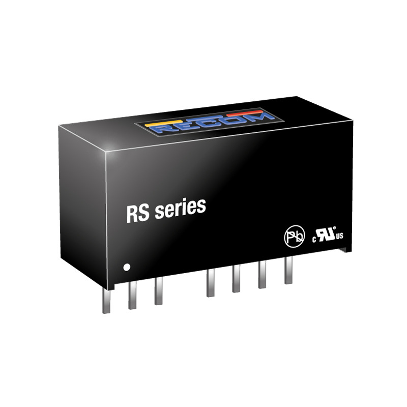 rs-1215d Recom RS DC/DC Converter, 15V, -15 V/ 67 mA, 18V dc Input, 9V Input 2 W, Through Hole, 85 °C Max Temp -40 °C Min Temp,