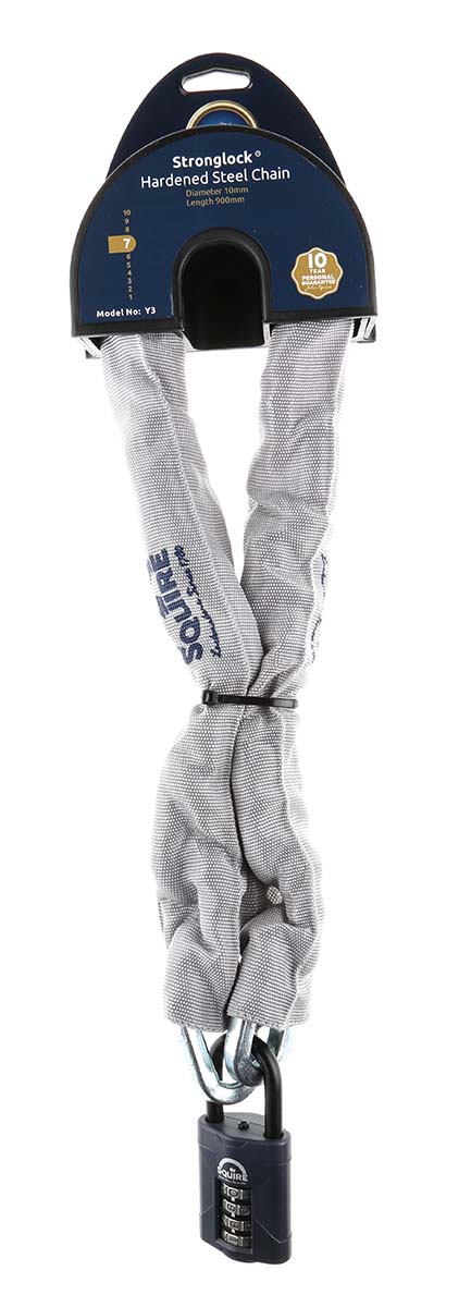 Squire Combination Padlock Steel Padlock Weatherproof, 8 mm Shackle, 50mm Body