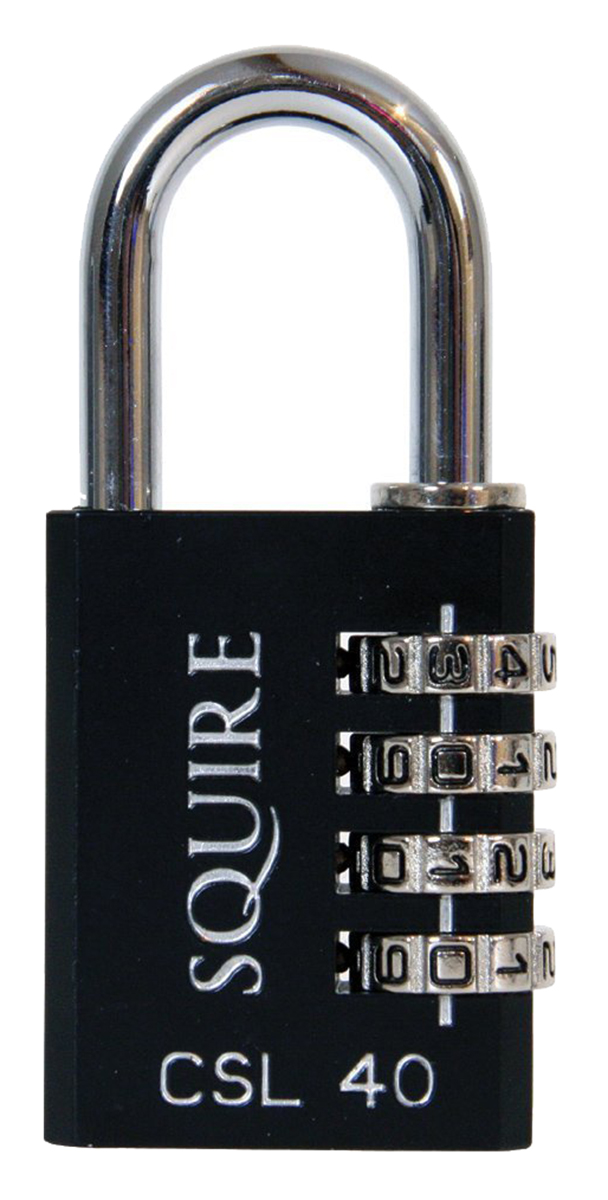 Squire Combination Padlock Die Cast Combination Padlock Weatherproof Keyed Alike, 6.35 mm Shackle, 38mm Body