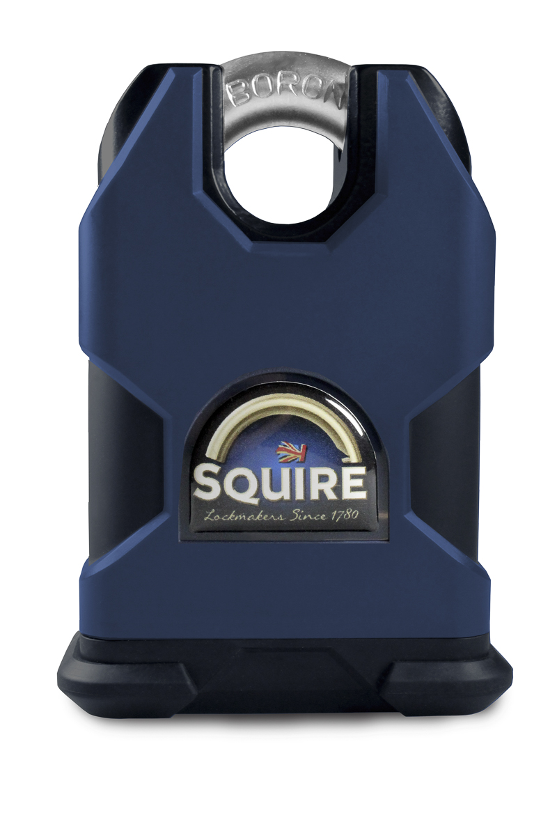 Squire Keyed Hardened Steel Padlock Weatherproof, 10 mm Shackle, 50mm Body