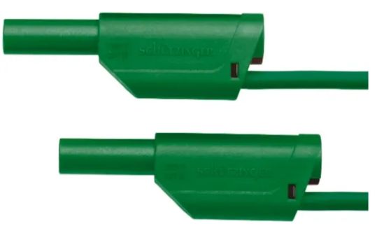 Schutzinger Test Lead 32A, 1kV, Green, 1 m Lead Length
