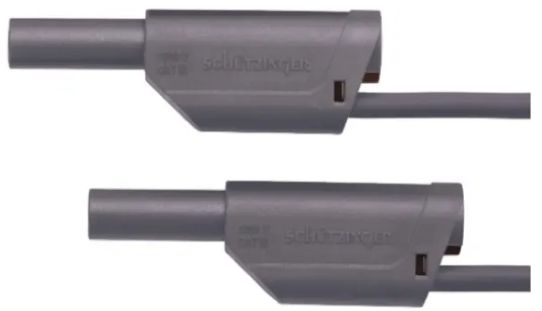 Schutzinger Test Lead 32A, 1kV, Grey, 1 m Lead Length