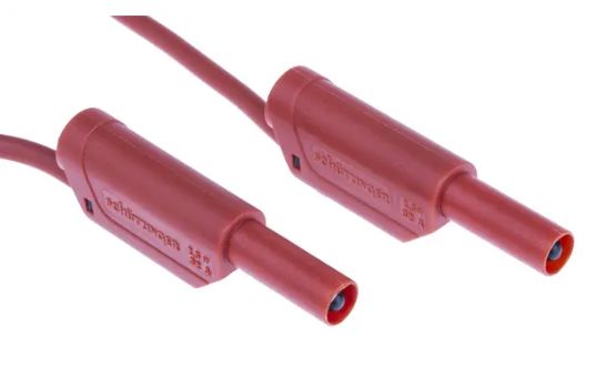 Schutzinger Test Lead 32A, 1kV, Red, 2 m Lead Length