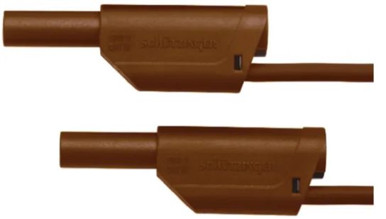 Schutzinger Test Lead 32A, 1kV, Brown, 500 mm Lead Length