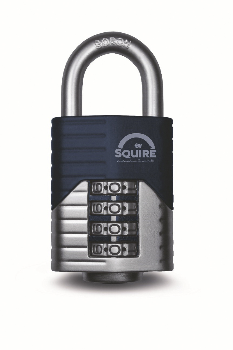Squire Combination Padlock Die Cast Combination Padlock Weatherproof, 6 mm Shackle, 4mm Body