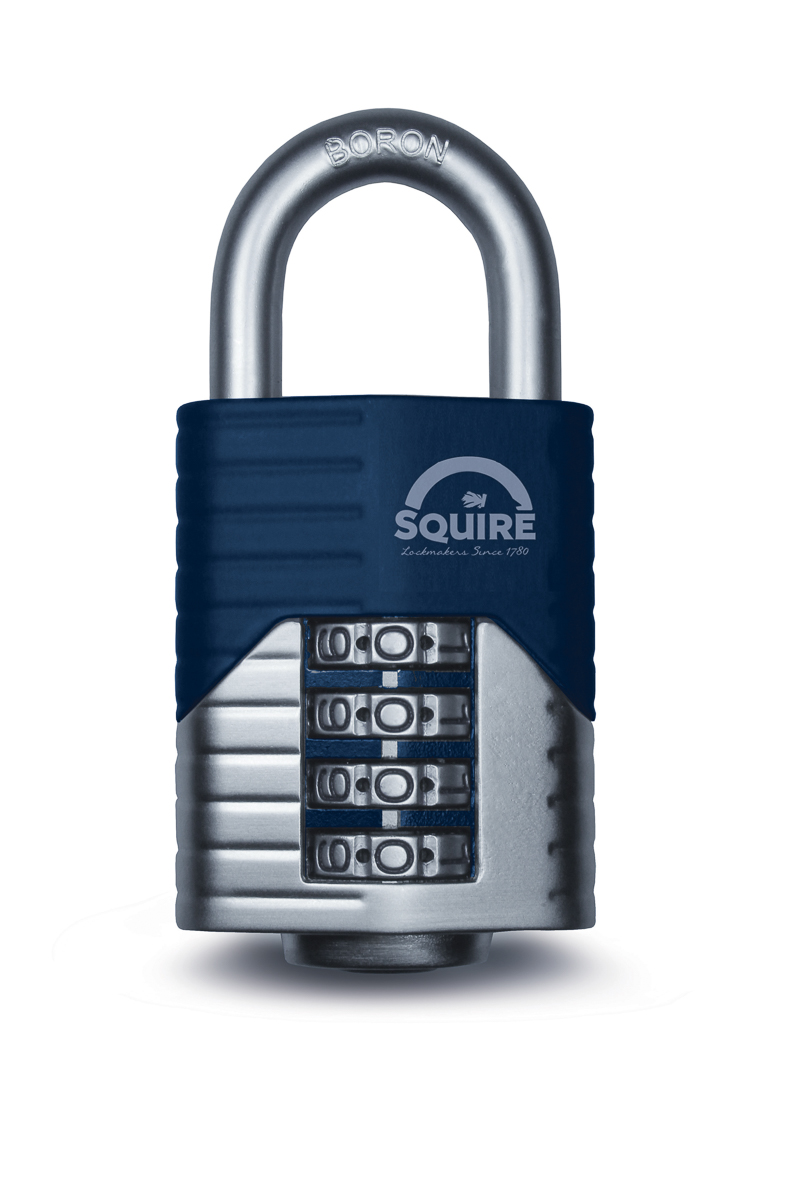 Squire Combination Padlock Die Cast Combination Padlock Weatherproof, 8 mm Shackle, 50mm Body