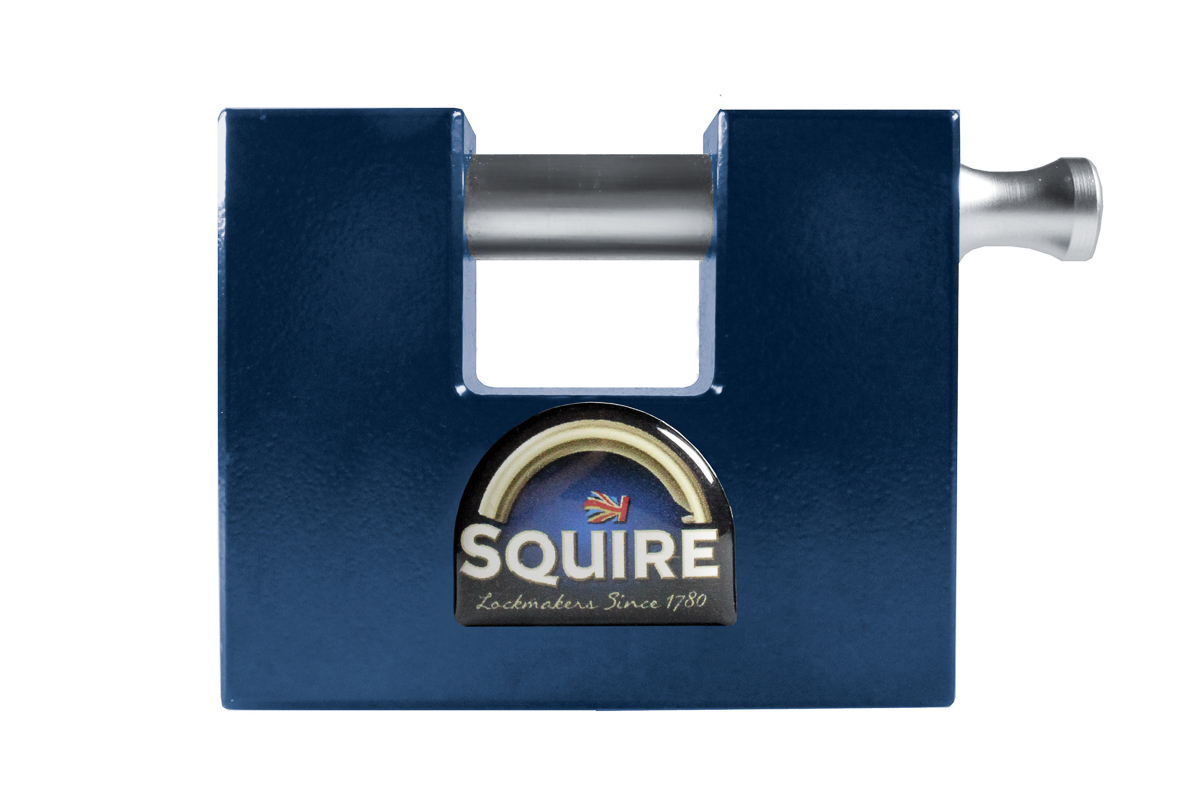 Squire Keyed Steel Padlock Weatherproof, 12 mm Shackle, 8mm Body