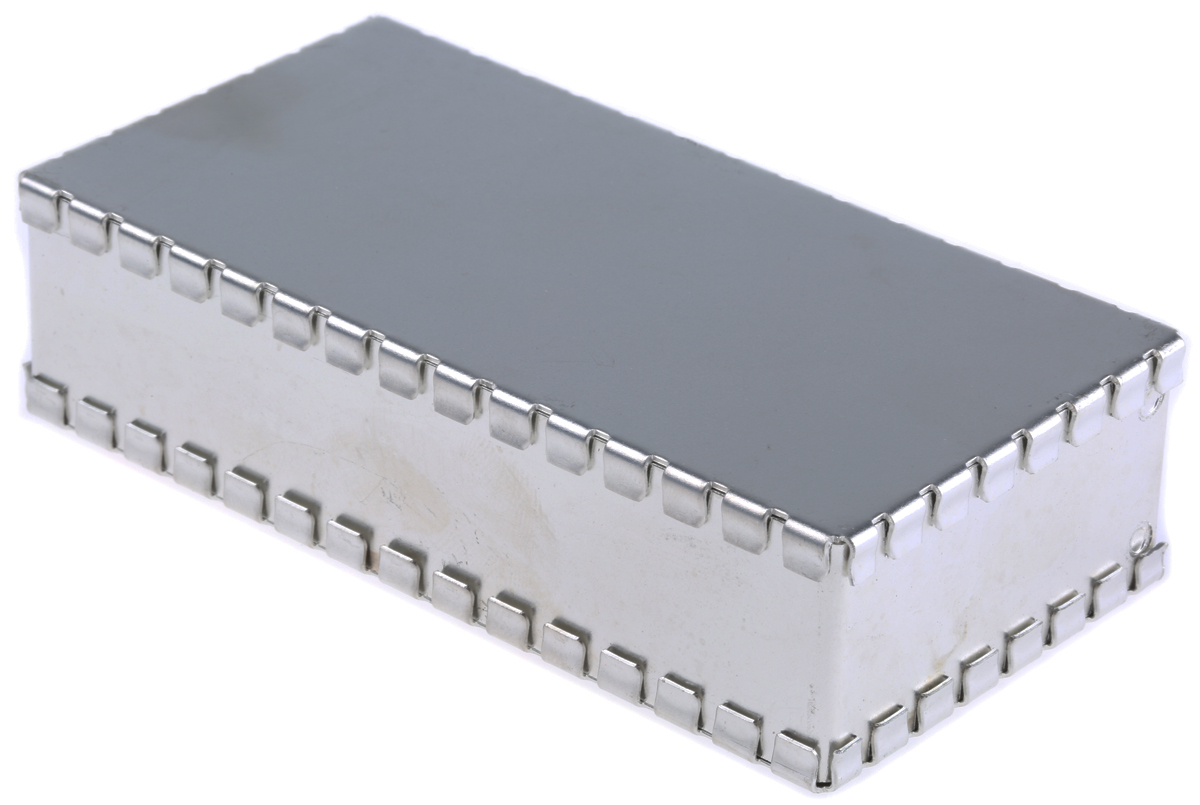 rs01ffl2t Perancea Tin Plated Steel PCB Enclosure 100 mm, 50 mm 25 mm