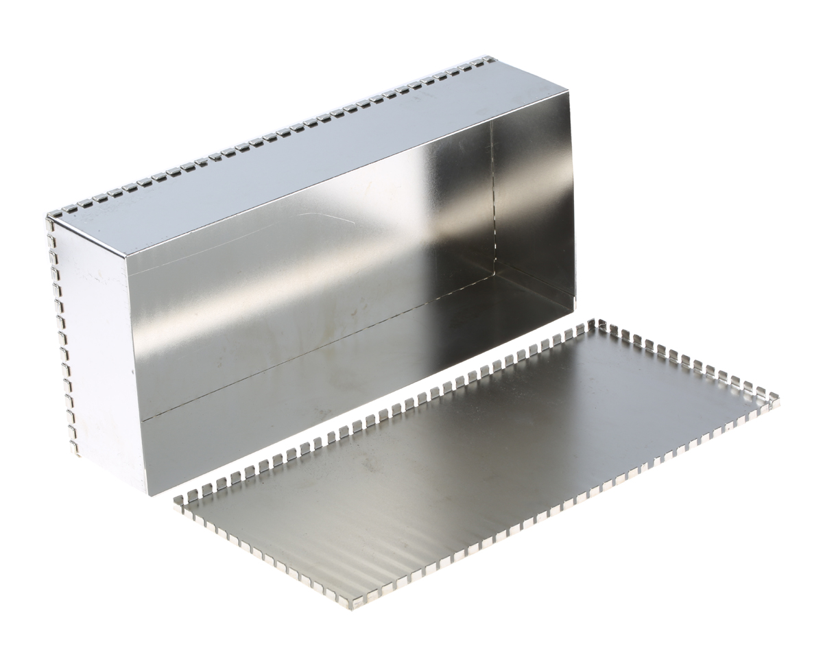 rs01ffl4t Perancea Tin Plated Steel PCB Enclosure 220 mm, 100 mm 50 mm