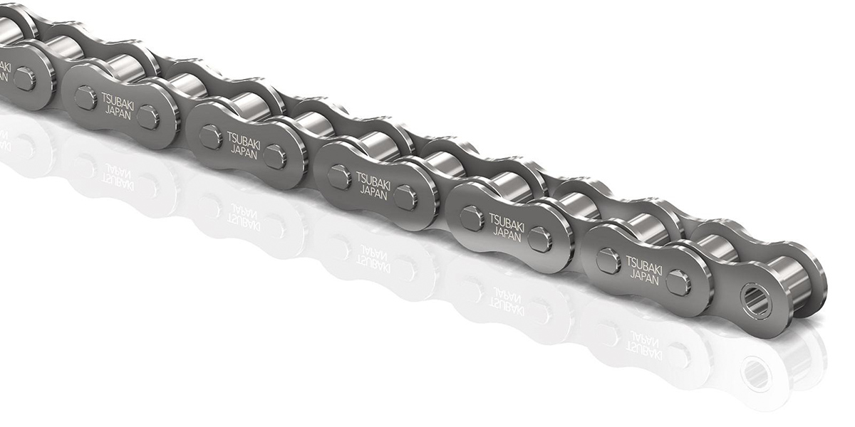 Tsubaki 08B-1 1 Roller Chain, 5 m, 20.05 mm, SS, ISO 606 (DIN 8187)