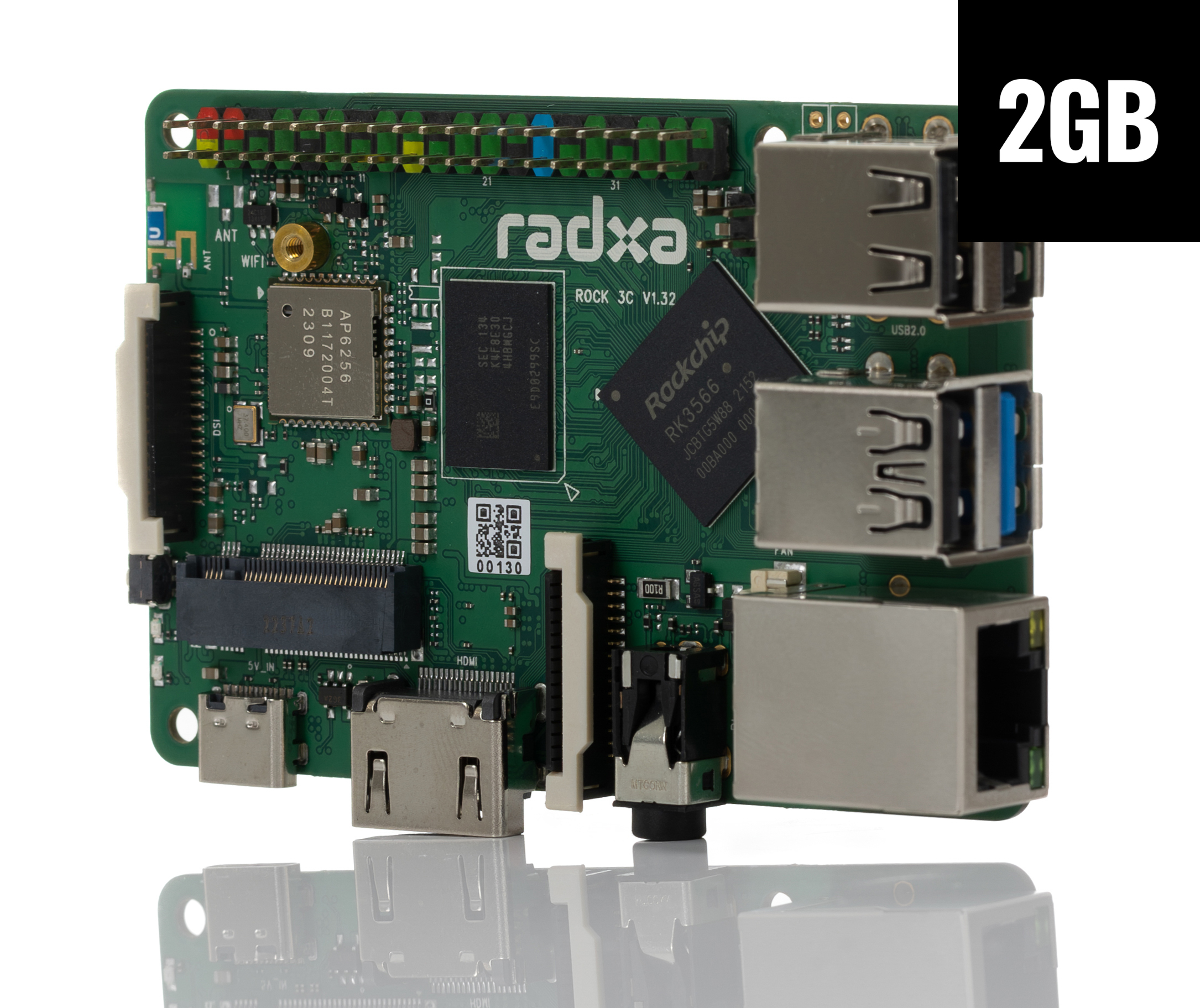Okdo Bulk ROCK 3 Model C 2GB Single Board Computer