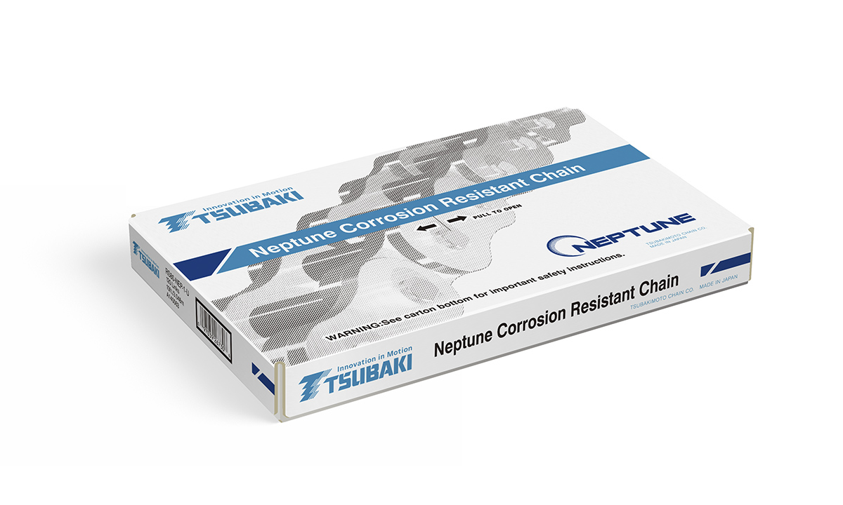 rs12b-nep-1 Tsubaki 12B-1 1 Roller Chain, 5 m, 24.1 mm, Neptune, ISO 606 (DIN 8187)