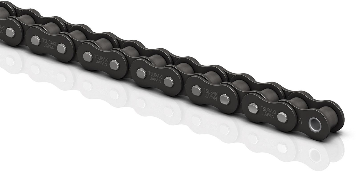 Tsubaki 16B-1 1 Roller Chain, 5 m, 41.1 mm, RS16B, ISO 606 (DIN 8187)