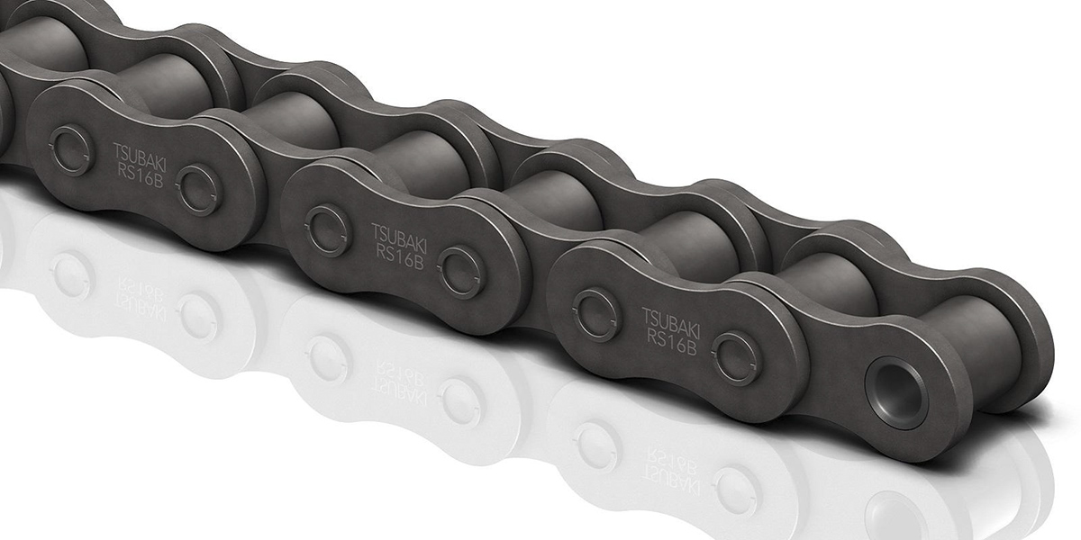 Tsubaki 24B-1 1 Roller Chain, 5 m, 61.7 mm, RS24B, ISO 606 (DIN 8187)