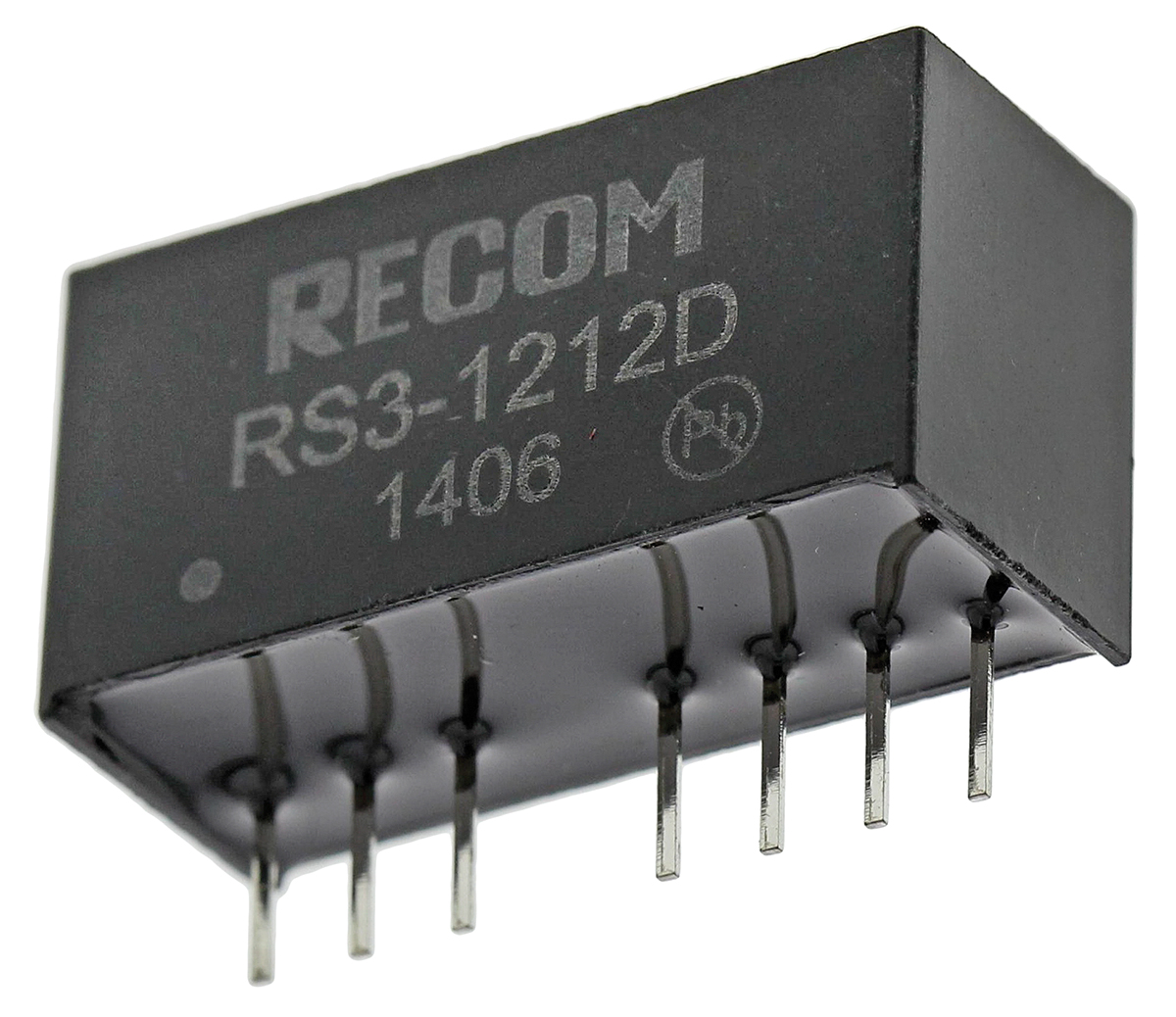 Recom RS3 DC/DC Converter, 12V, -12 V/, 18V dc Input, 9V Input 3 W, Through Hole, 85 °C Max Temp -40 °C Min Temp, 8-Pin