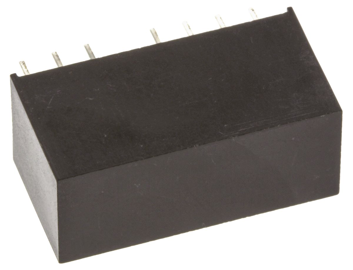 rs3-1212d Recom RS3 DC/DC Converter, 12V, -12 V/, 18V dc Input, 9V Input 3 W, Through Hole, 85 °C Max Temp -40 °C Min Temp, 8-Pin