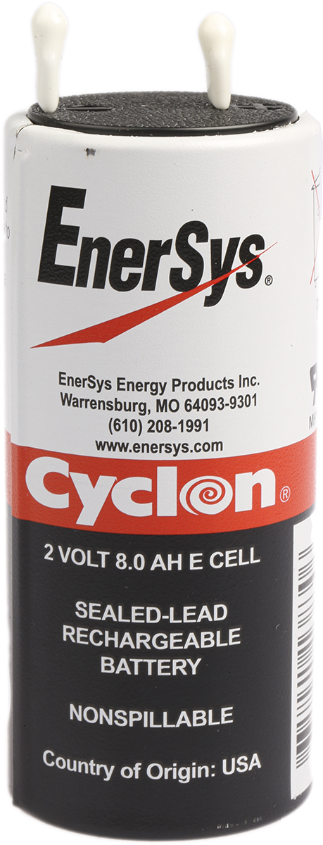 Enersys 2 V, Tab Sealed Lead Acid Battery, 8 Ah x 108.7 mm