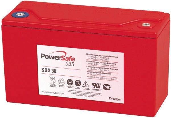 Enersys 12 V Sealed Lead Acid Battery, 26 Ah, 97mm x 156 mm