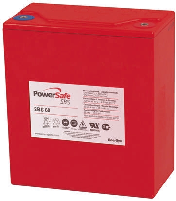 Enersys 12 V Sealed Lead Acid Battery, 51 Ah, 121mm x 260 mm