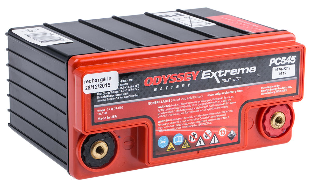 Enersys 12 V Sealed Lead Acid Battery, 13 Ah, 85.9mm x 131.3 mm
