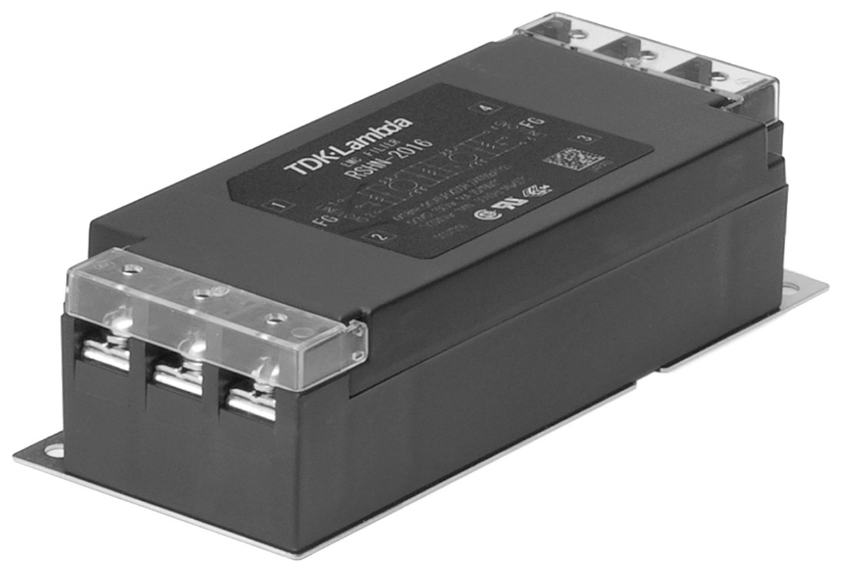 TDK-Lambda Power Line Filter for use with Single Phase Power Supply, RSAN Series