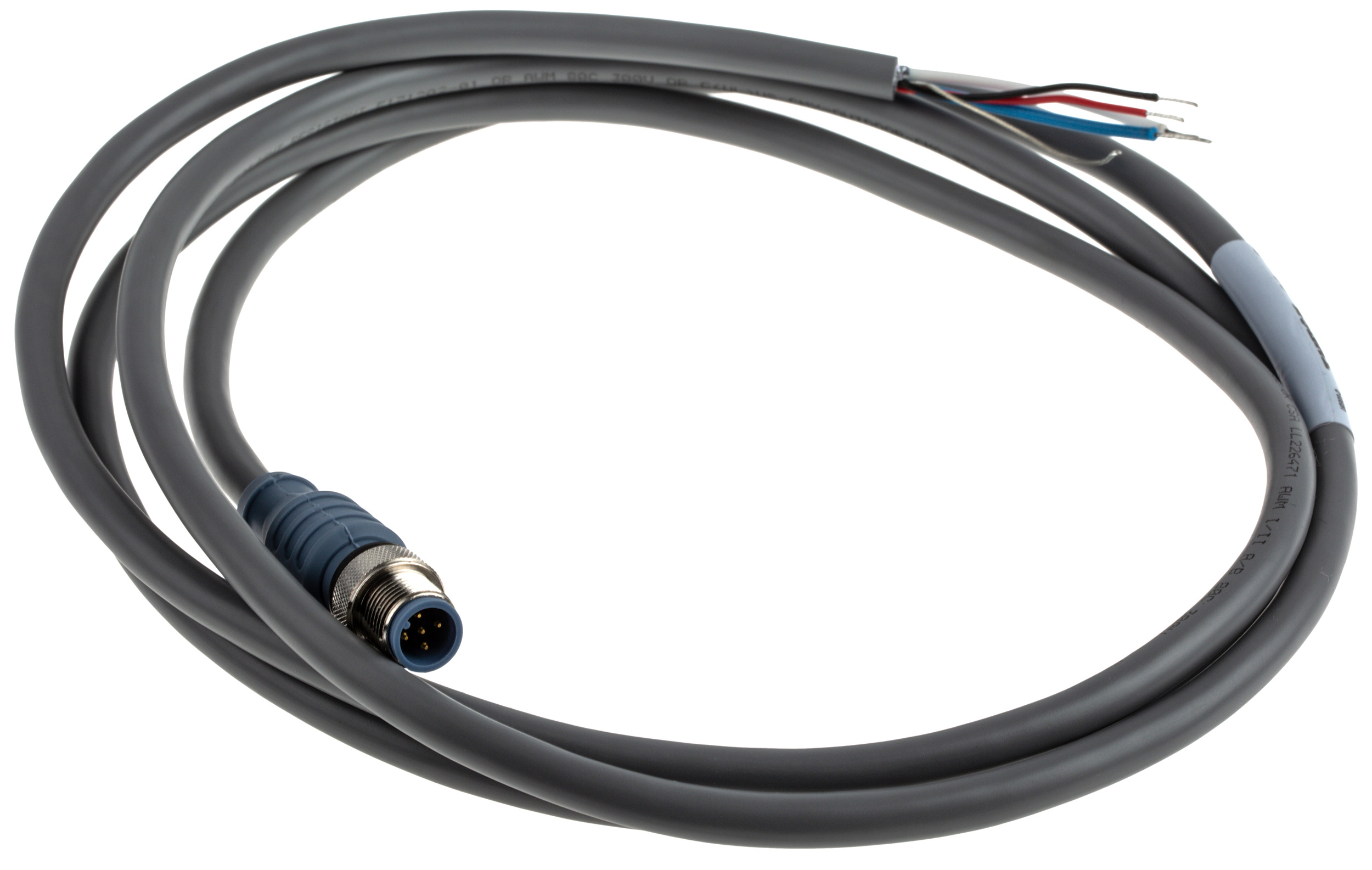 Turck Male 5 way M12 to Female 5 way Polyvinyl Chloride Sensor Actuator Cable, 2 m