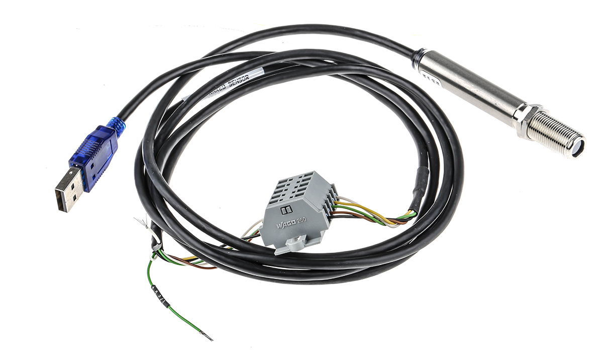 Optris RSCCSLT15SFCB1K V Output Signal Infrared Temperature Sensor 1 m, -20 °C to 350 °C