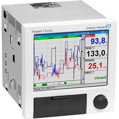Endress+Hauser RSG35-C2AL7 Graphical Chart Recorder Temperature