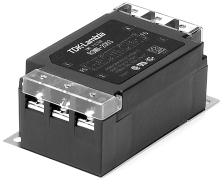TDK-Lambda Power Line Filter for use with Single Phase Power Supply, RSHN Series