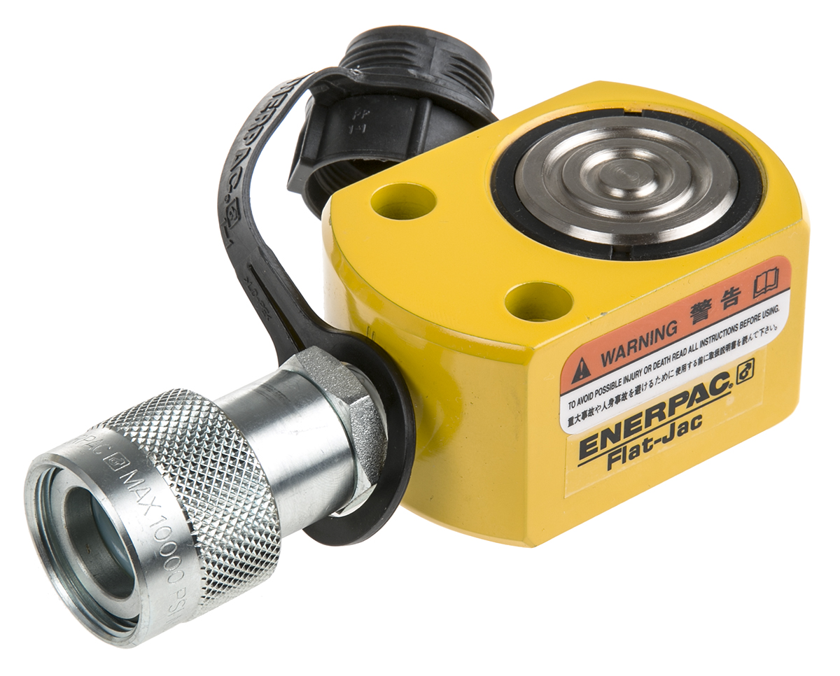 Enerpac, Portable Low Height Hydraulic Cylinder, RSM100 Single Acting 10 t 12 mm